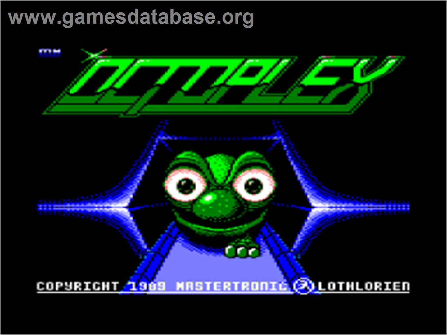 Octoplex - Amstrad CPC - Artwork - Title Screen