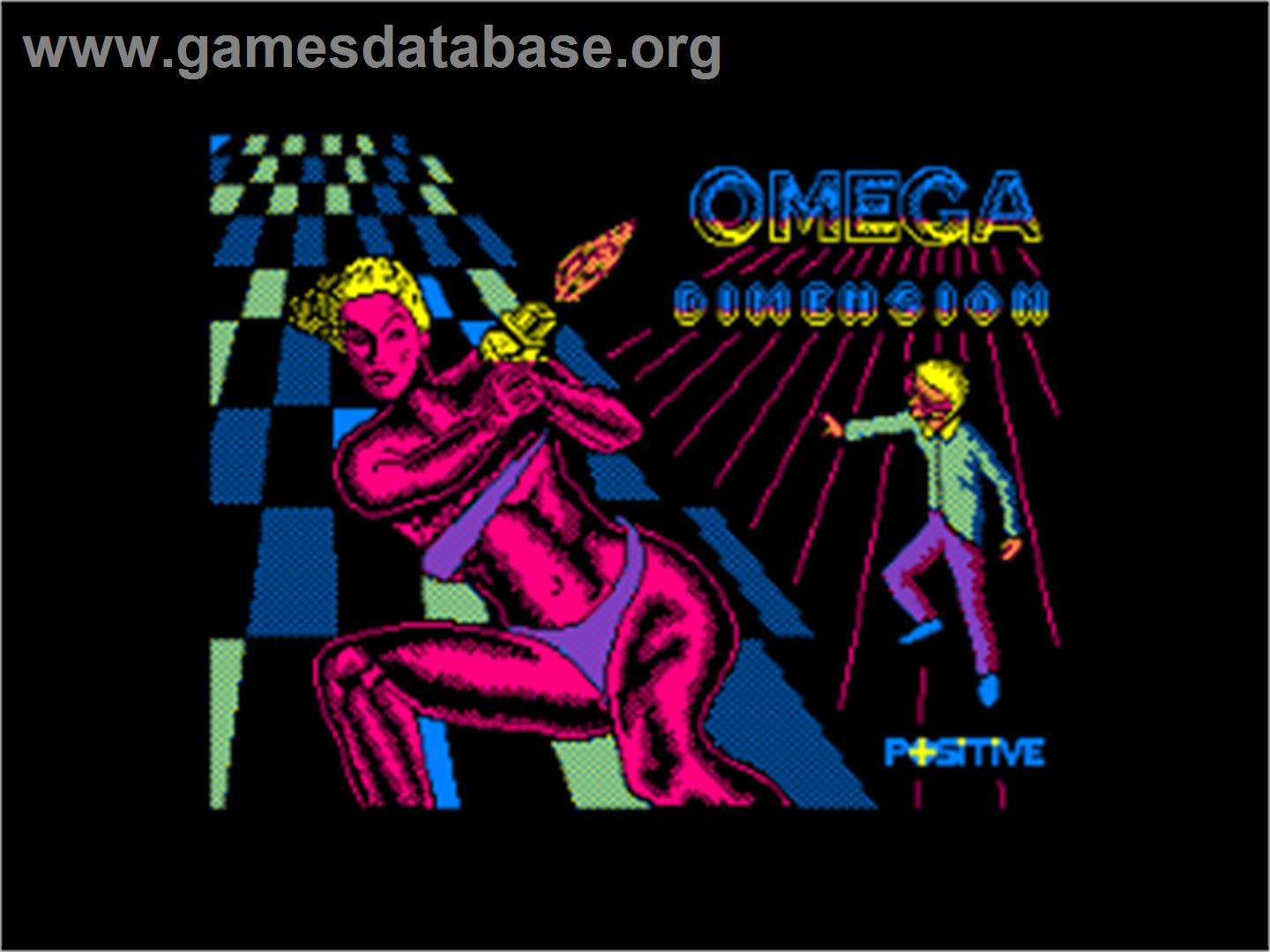 Omega Dimension - Amstrad CPC - Artwork - Title Screen
