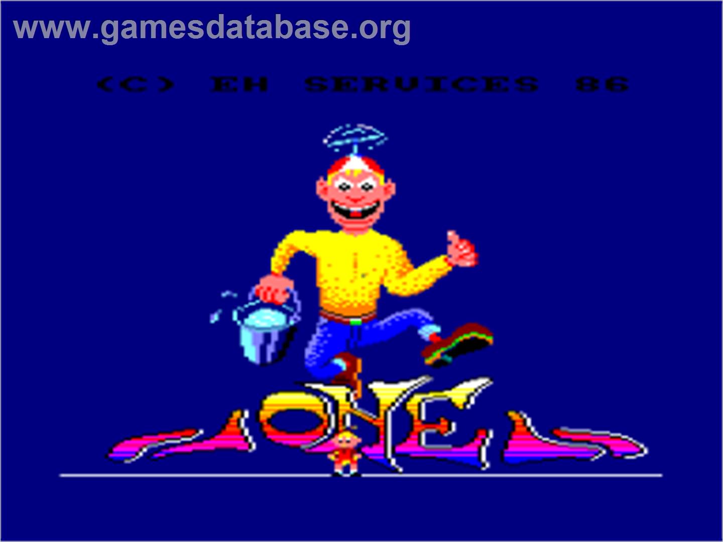 One - Amstrad CPC - Artwork - Title Screen