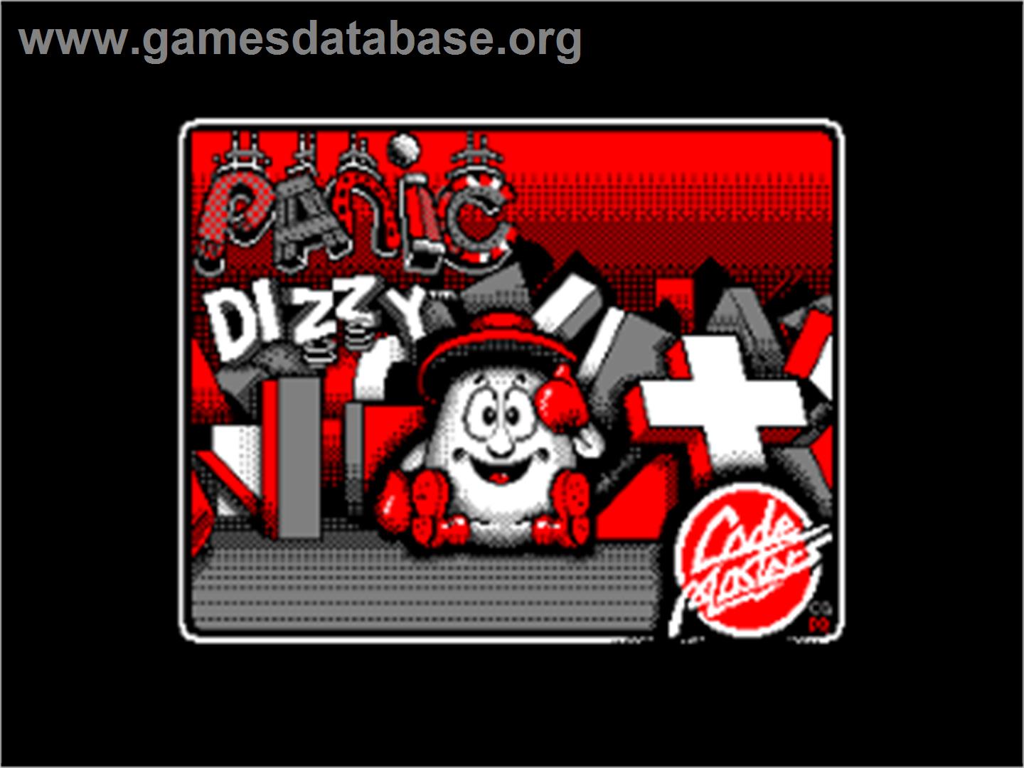 Panic Dizzy - Amstrad CPC - Artwork - Title Screen