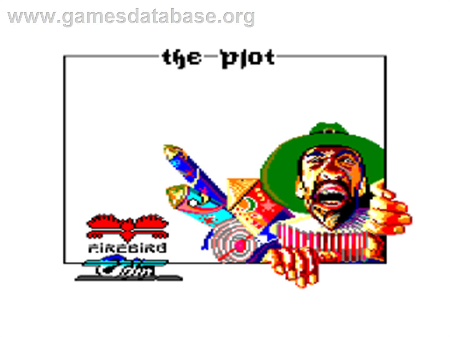 Plot, The - Amstrad CPC - Artwork - Title Screen