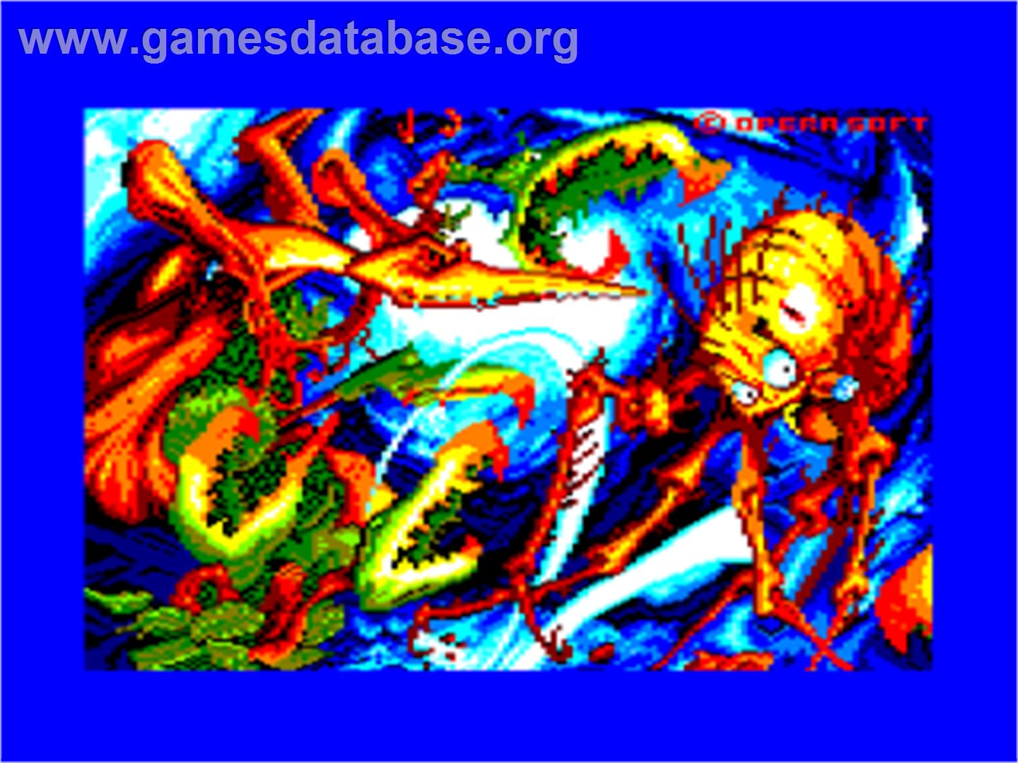 Poogaboo - Amstrad CPC - Artwork - Title Screen