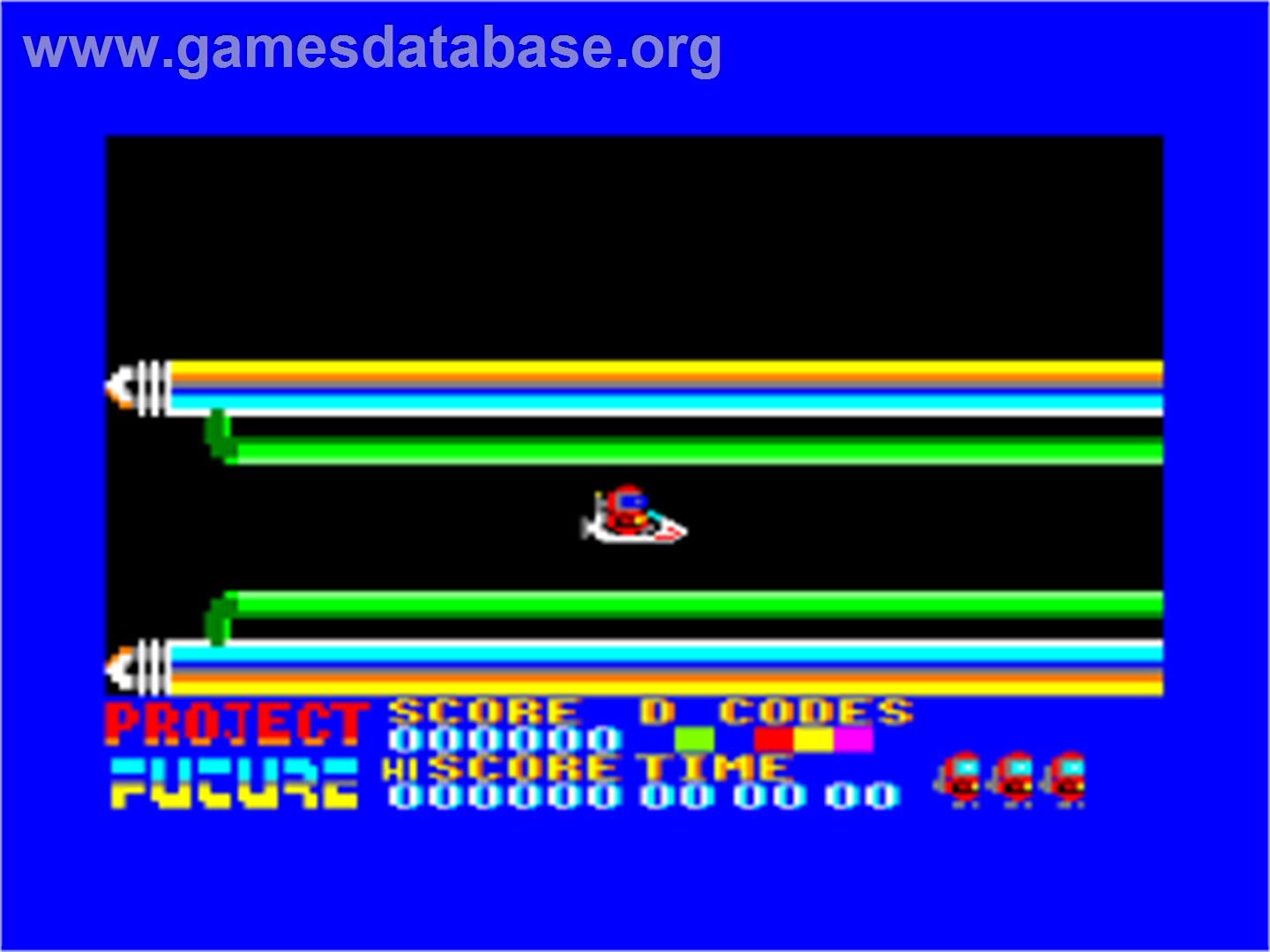 Project Future - Amstrad CPC - Artwork - Title Screen