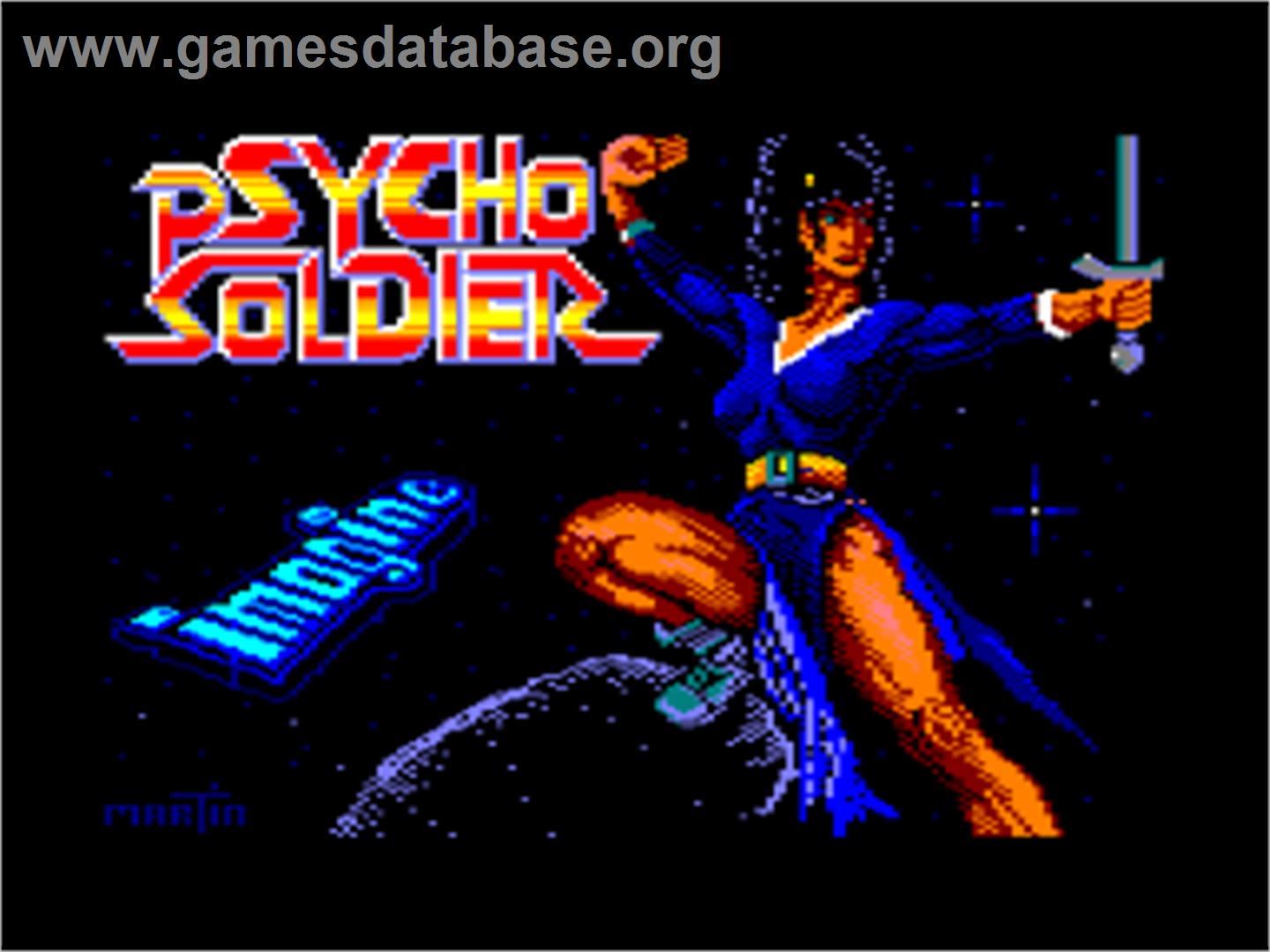 Psycho Soldier - Amstrad CPC - Artwork - Title Screen