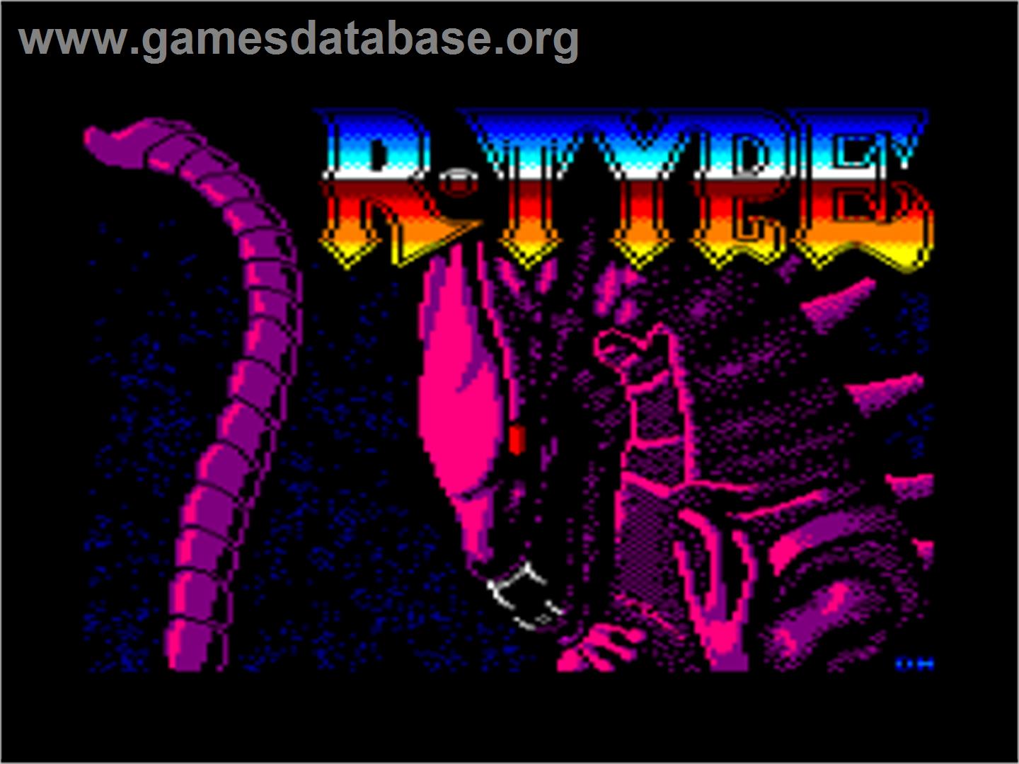 R-Type - Amstrad CPC - Artwork - Title Screen