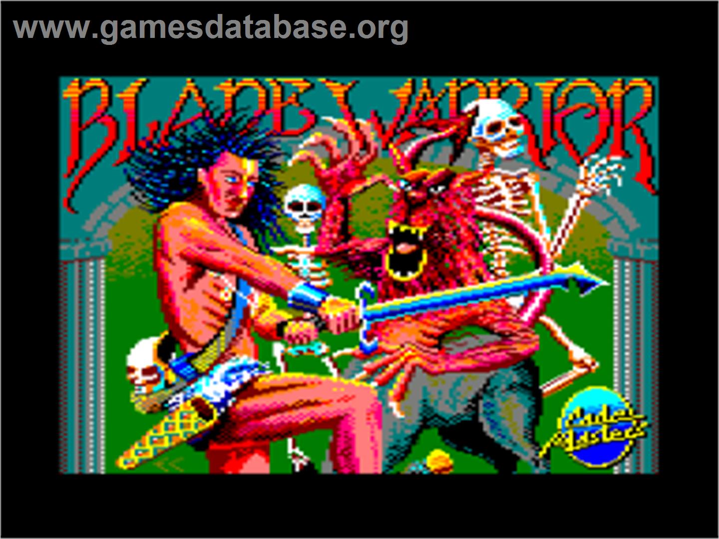 Rad Warrior - Amstrad CPC - Artwork - Title Screen