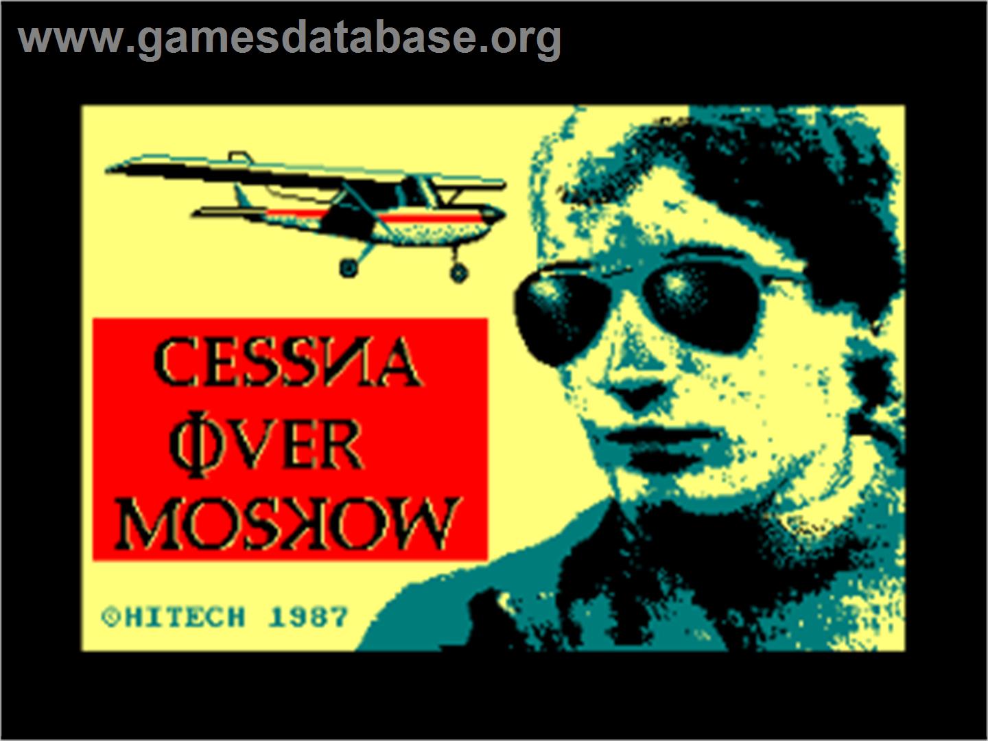Raid Over Moscow - Amstrad CPC - Artwork - Title Screen