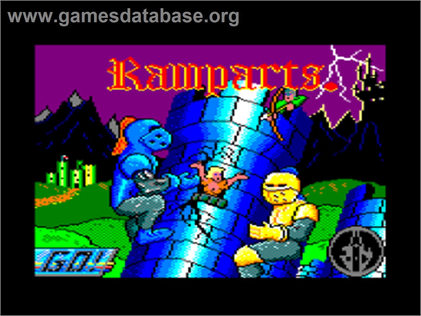 Ramparts - Amstrad CPC - Artwork - Title Screen