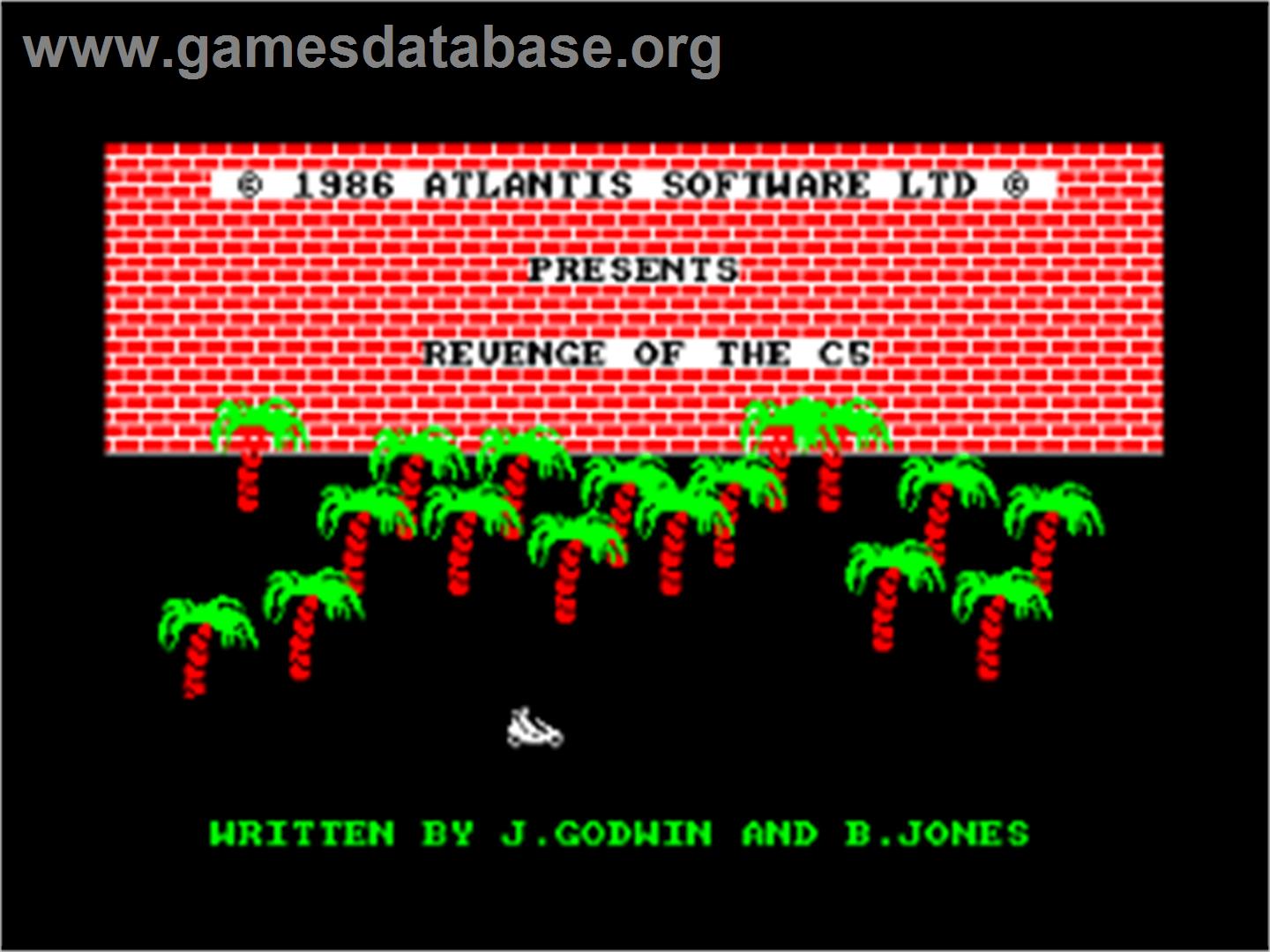Revenge Of The C5 - Amstrad CPC - Artwork - Title Screen