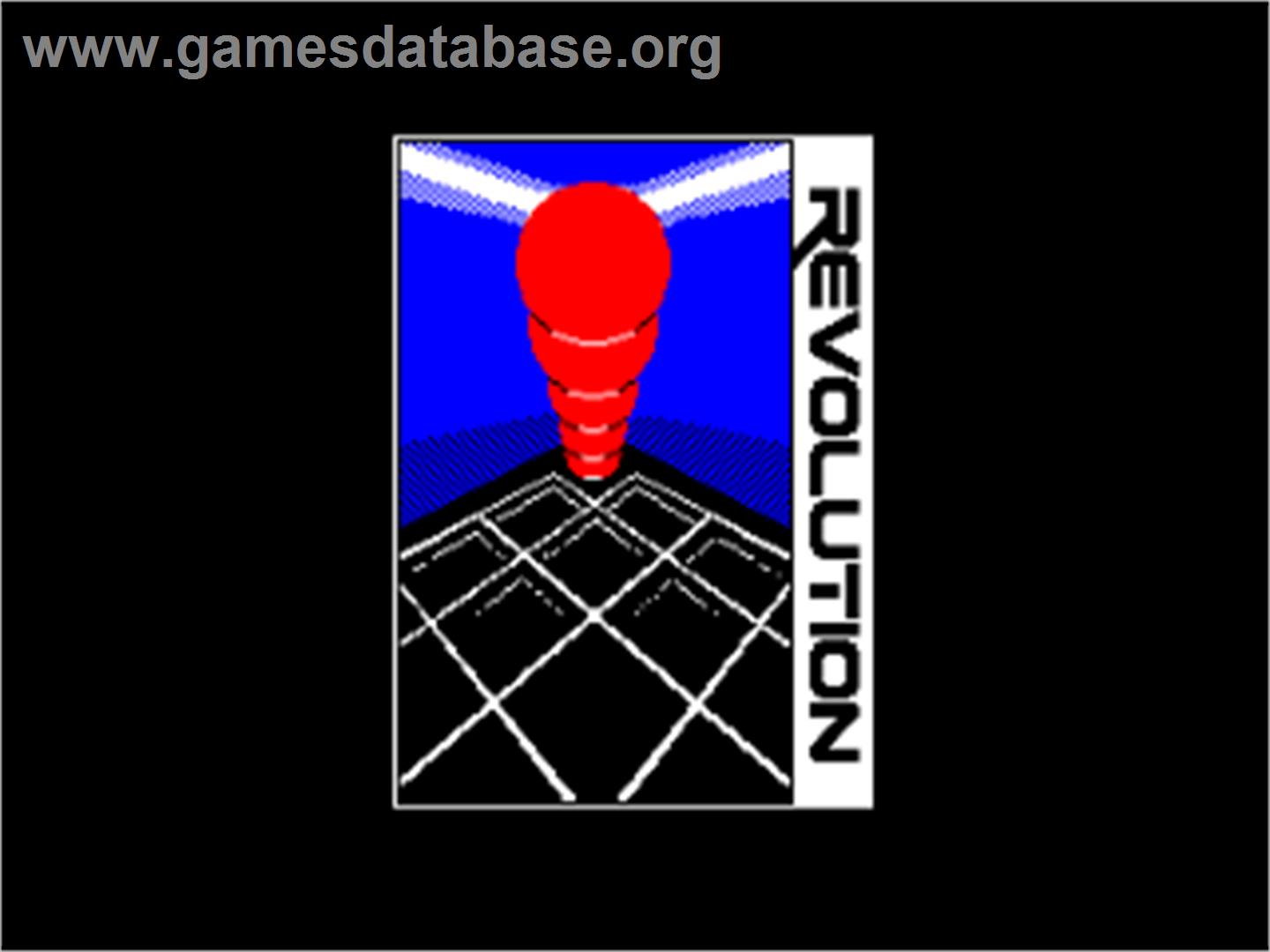 Revolution - Amstrad CPC - Artwork - Title Screen