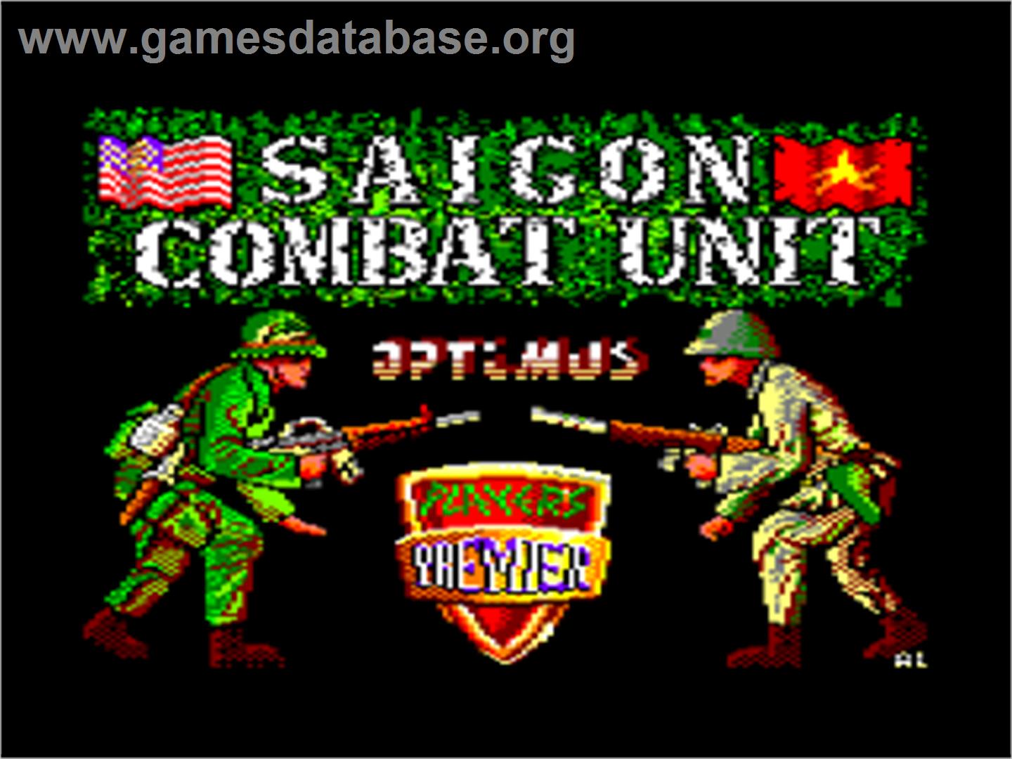 Saigon Combat Unit - Amstrad CPC - Artwork - Title Screen