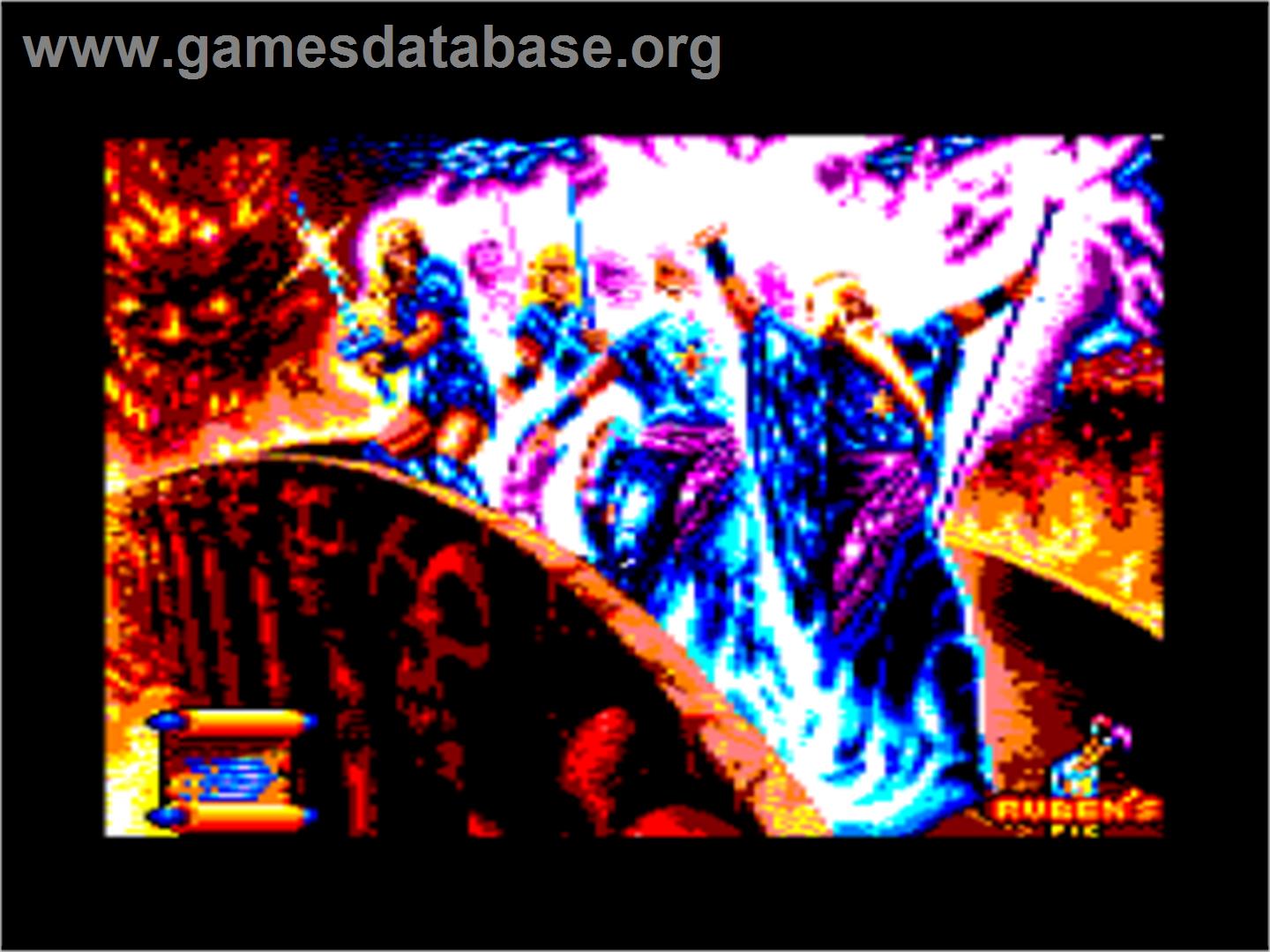 Satan - Amstrad CPC - Artwork - Title Screen