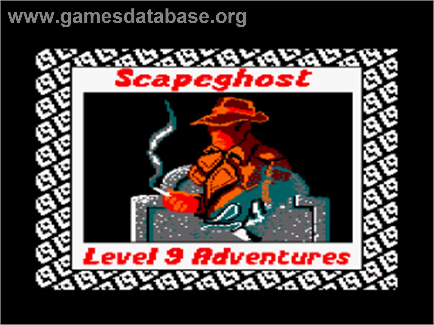 Scapeghost - Amstrad CPC - Artwork - Title Screen