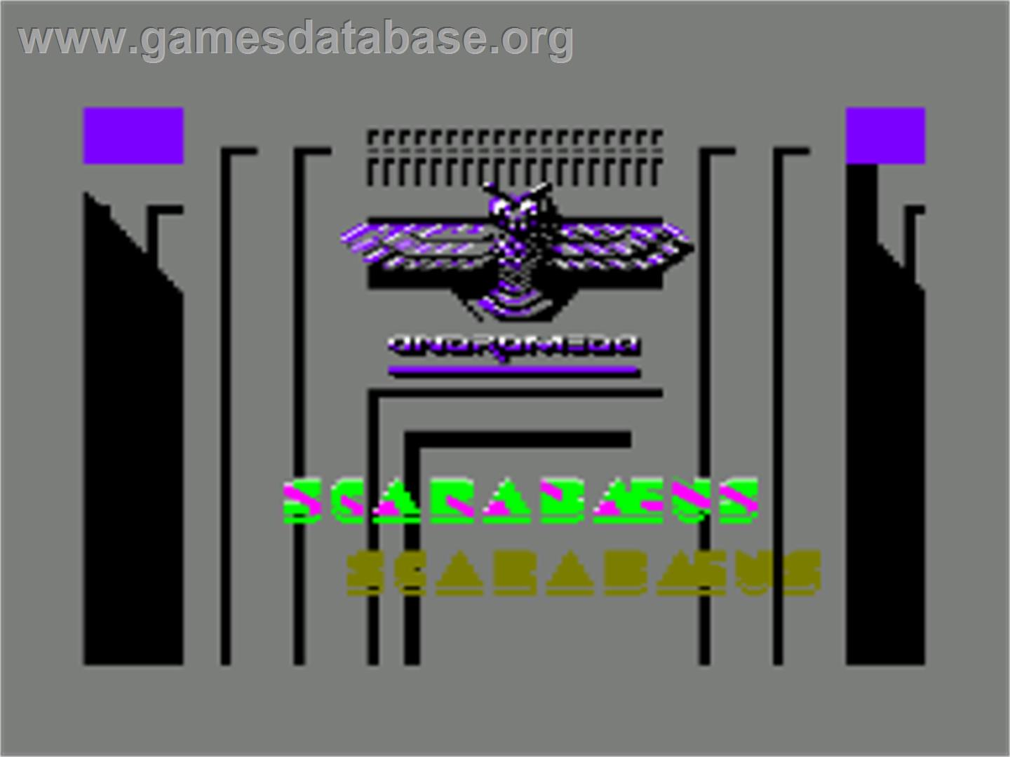 Scarabaeus - Amstrad CPC - Artwork - Title Screen