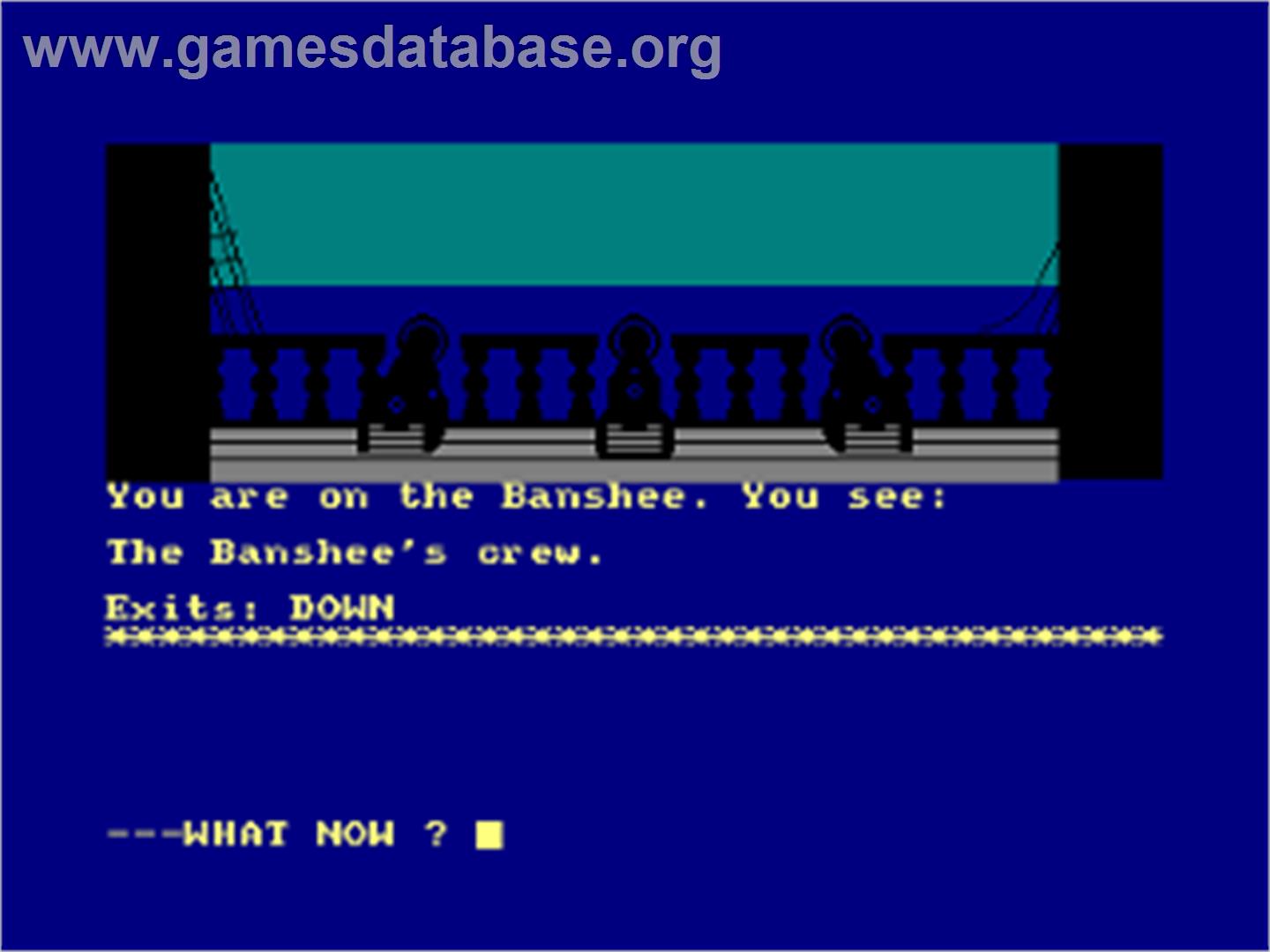 Seas Of Blood - Amstrad CPC - Artwork - Title Screen