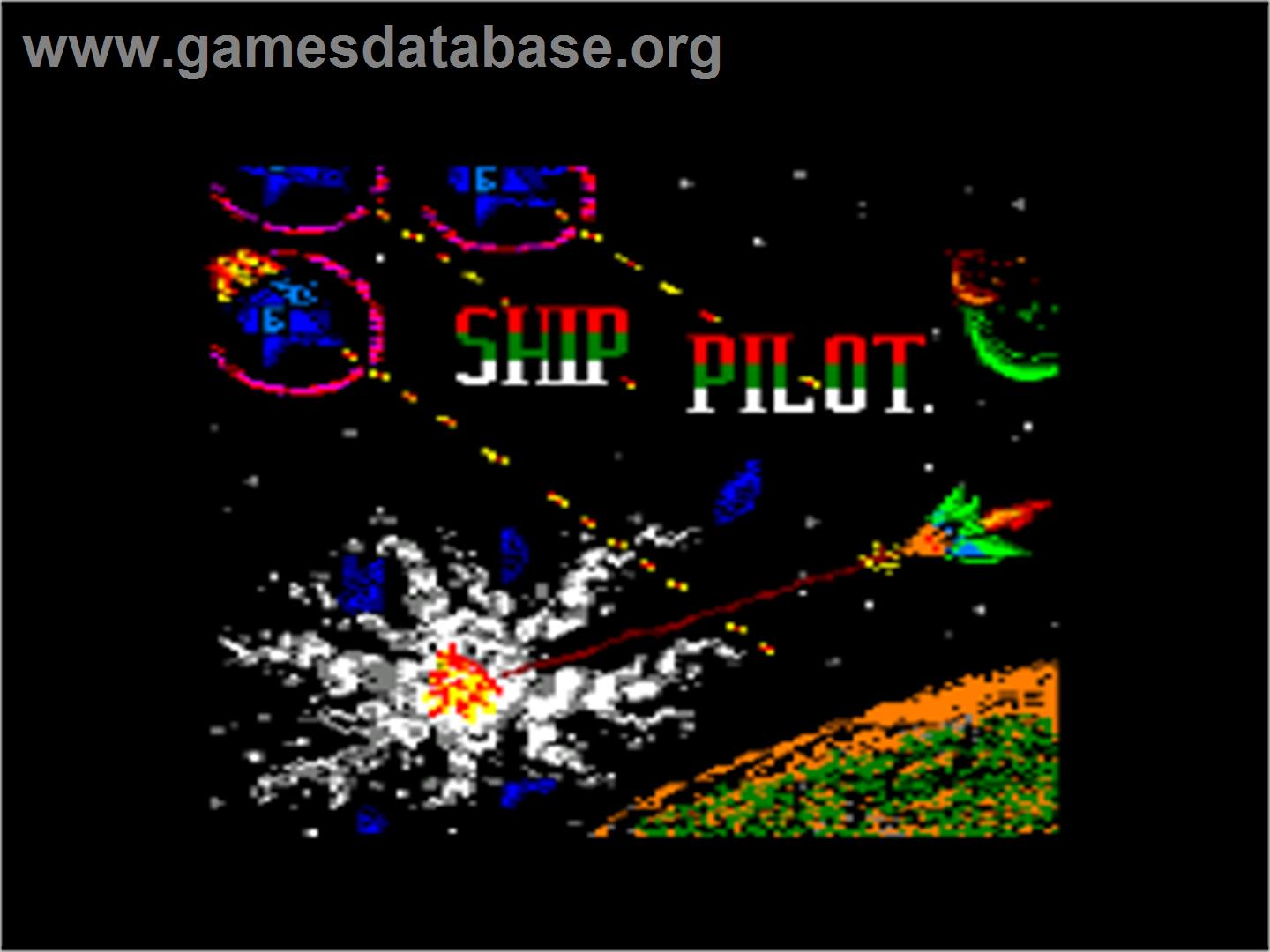 Ship - Amstrad CPC - Artwork - Title Screen