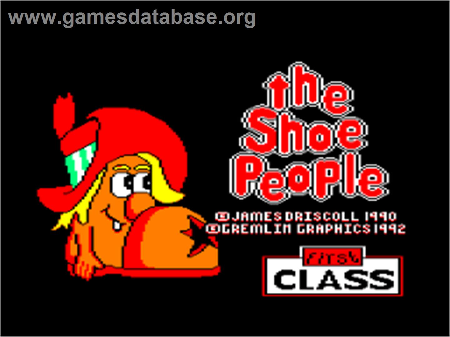 Shoe People, The - Amstrad CPC - Artwork - Title Screen