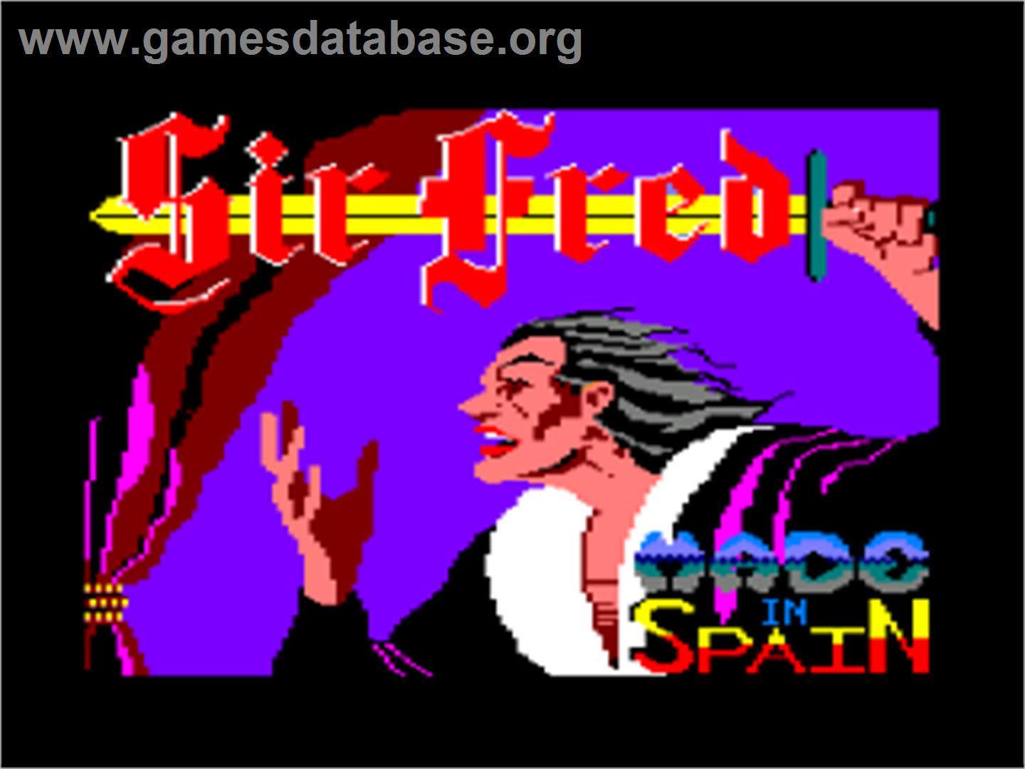 Sir Fred - Amstrad CPC - Artwork - Title Screen
