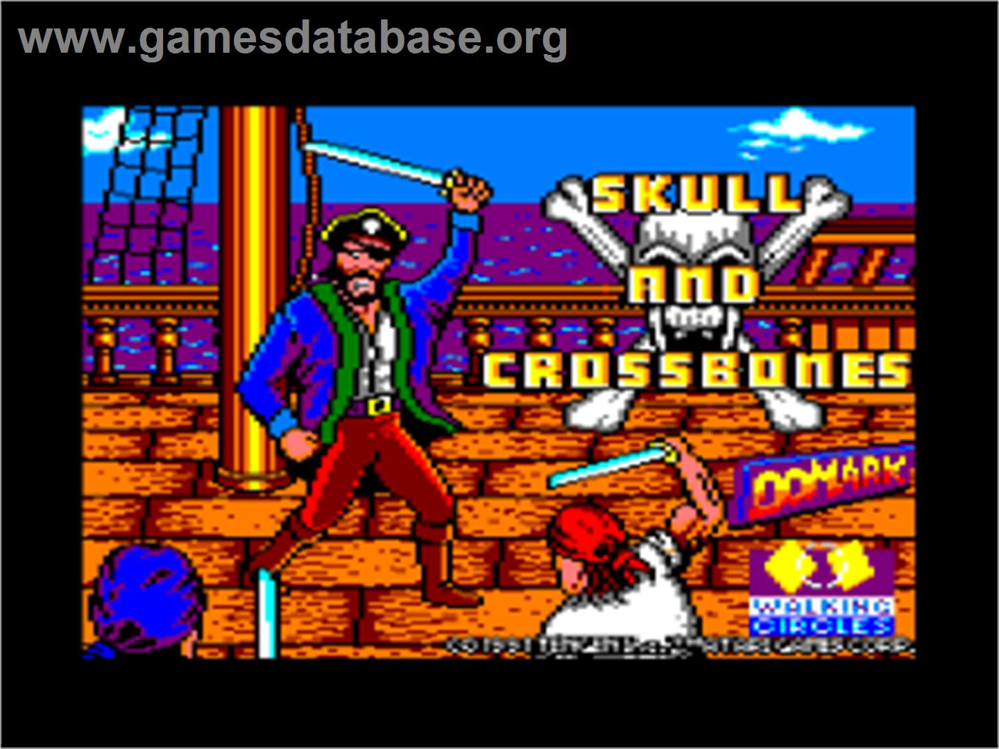 Skull & Crossbones - Amstrad CPC - Artwork - Title Screen