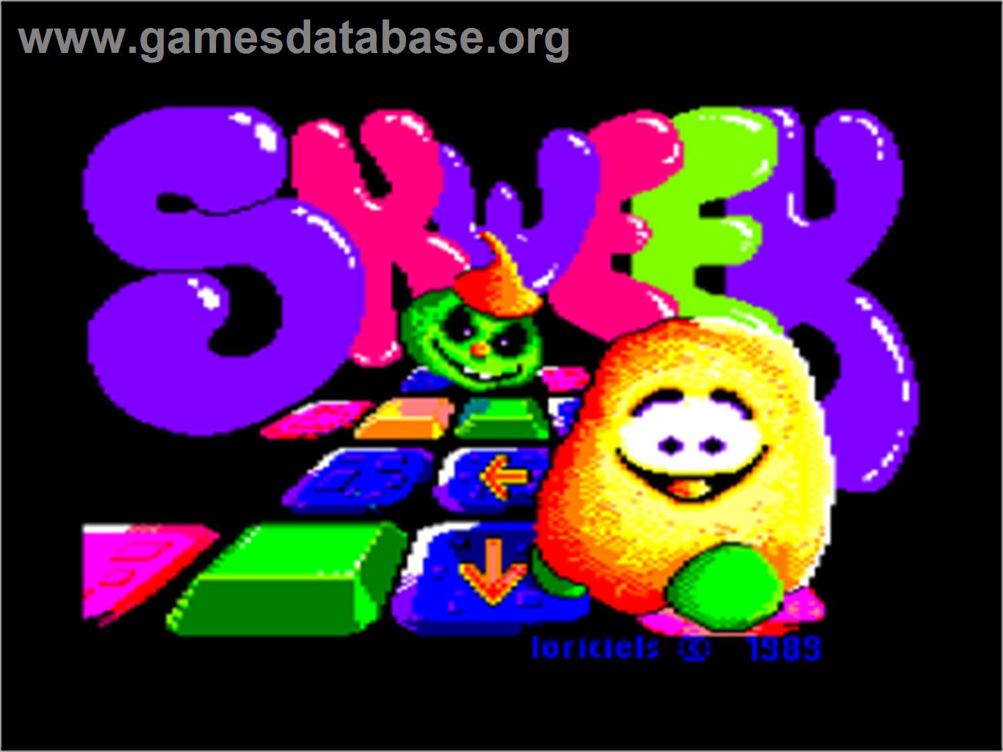 Skweek - Amstrad CPC - Artwork - Title Screen