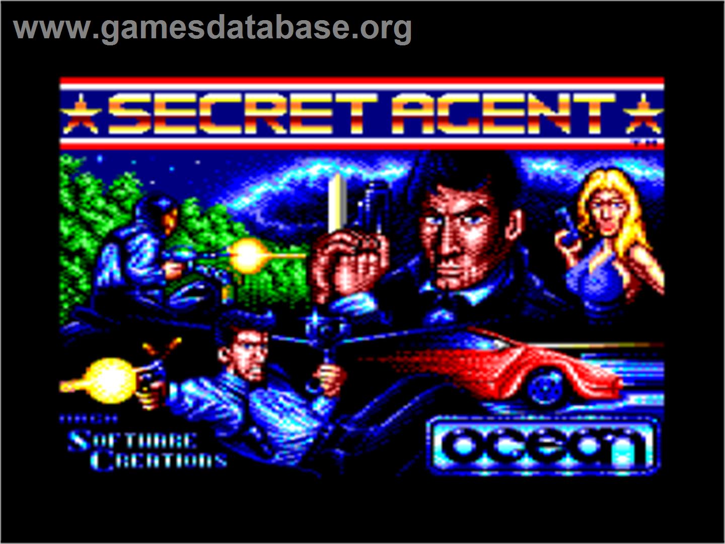 Sly Spy - Amstrad CPC - Artwork - Title Screen