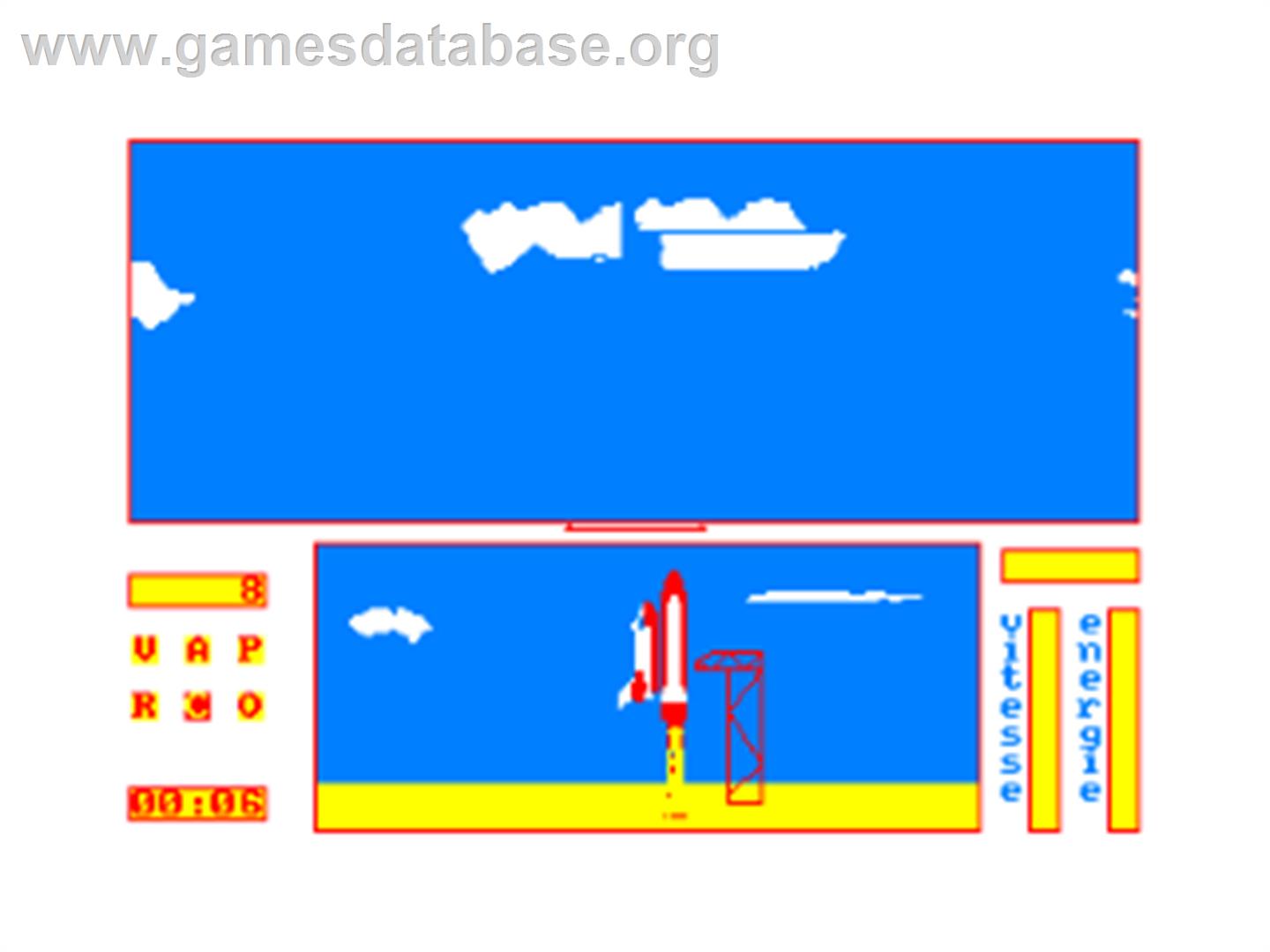 Space Shuttle Simulateur - Amstrad CPC - Artwork - Title Screen