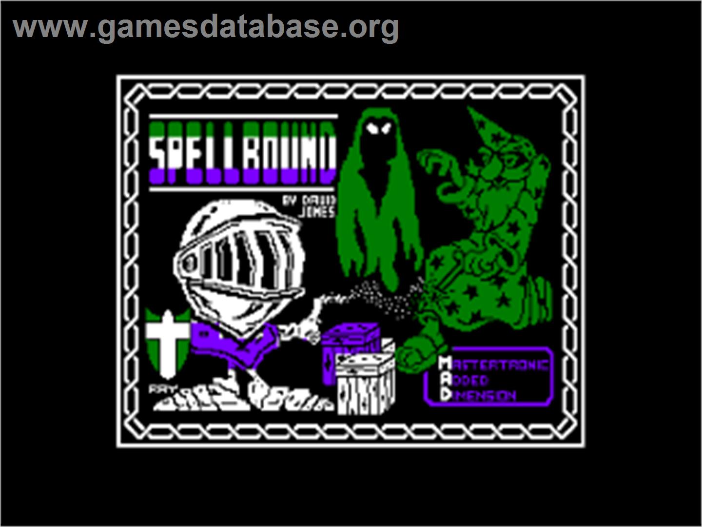Spellbound - Amstrad CPC - Artwork - Title Screen