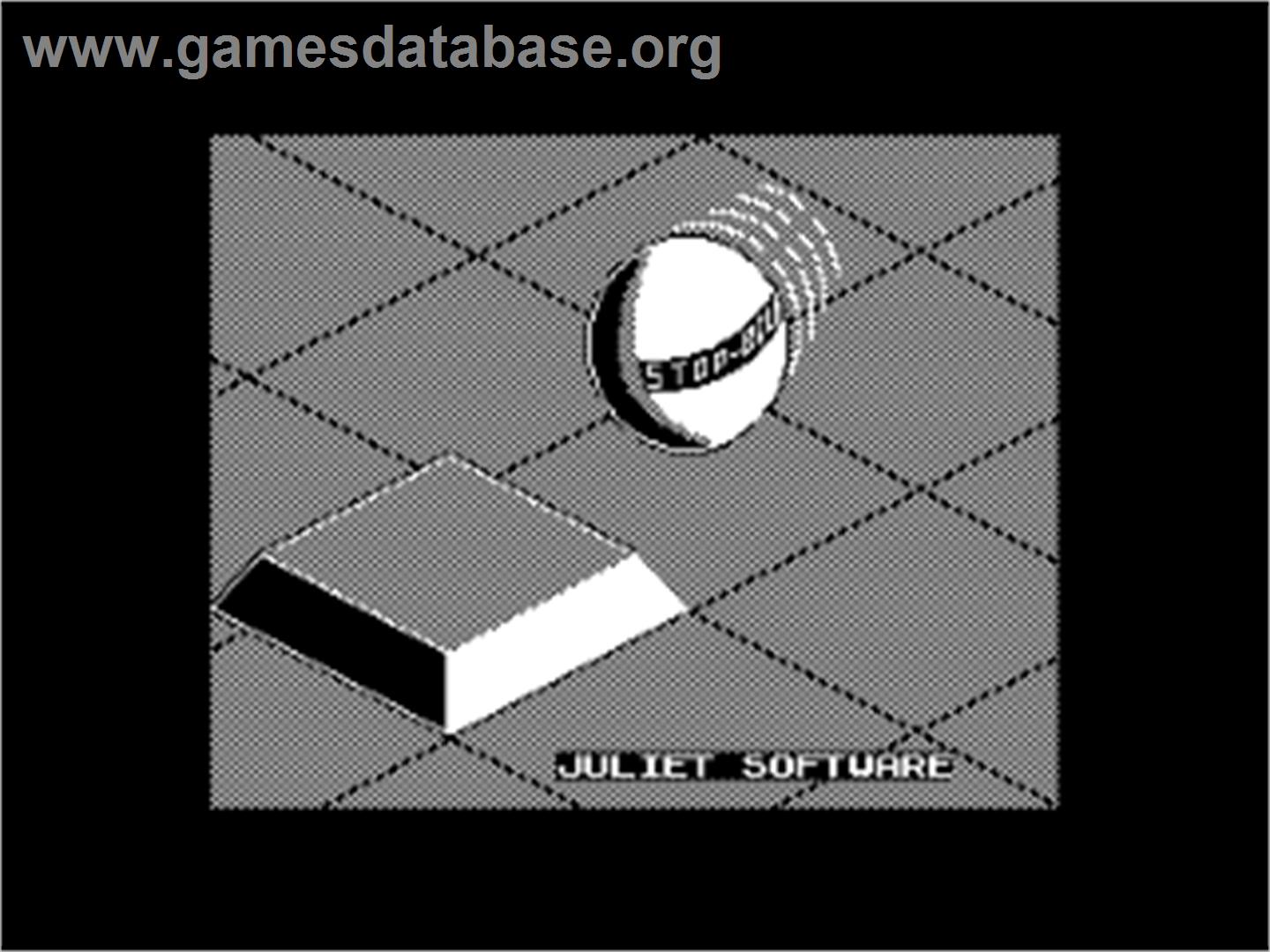 Stop-Ball - Amstrad CPC - Artwork - Title Screen