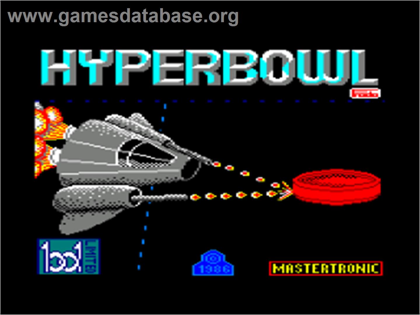 Super Bowl - Amstrad CPC - Artwork - Title Screen