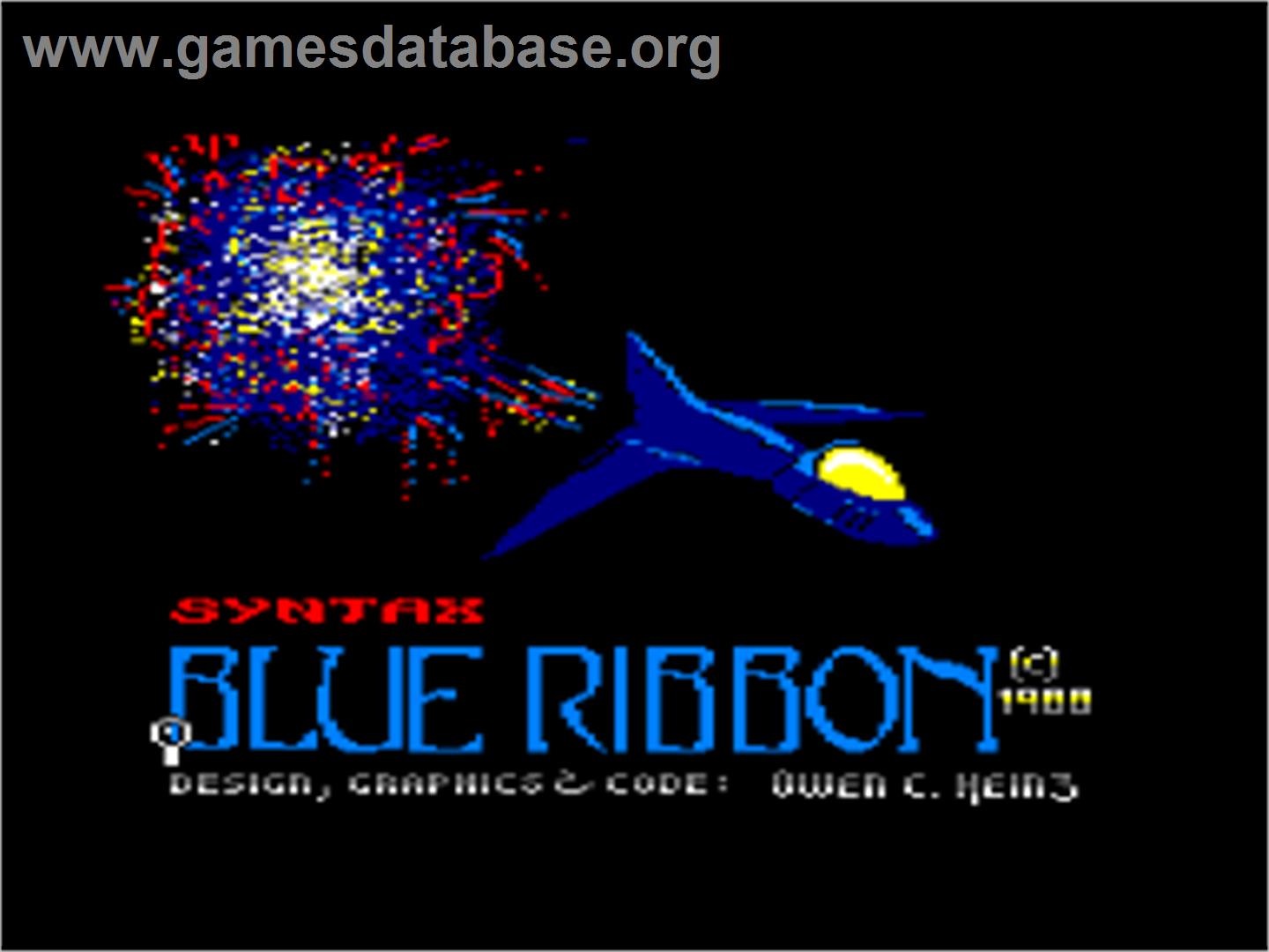 Syntax - Amstrad CPC - Artwork - Title Screen