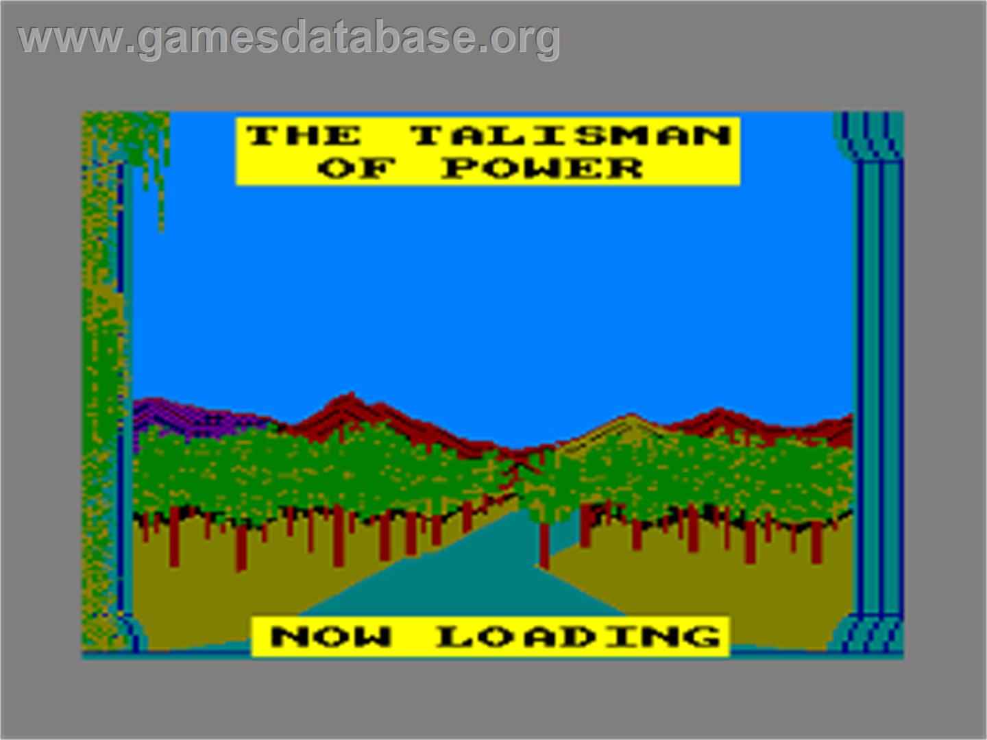 Talisman Of Power, The - Amstrad CPC - Artwork - Title Screen