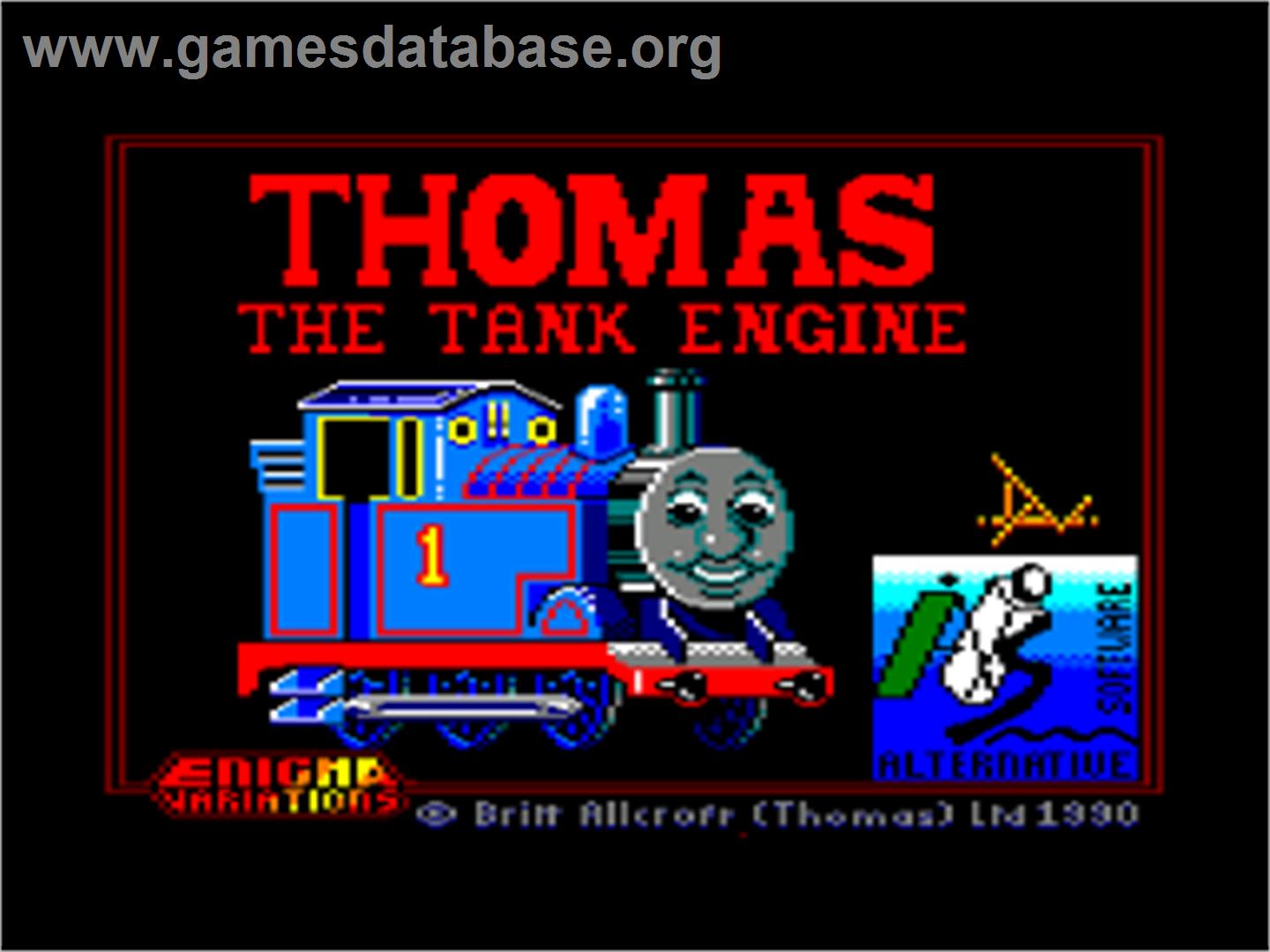 Thomas The Tank Engine And Friends - Amstrad CPC - Artwork - Title Screen