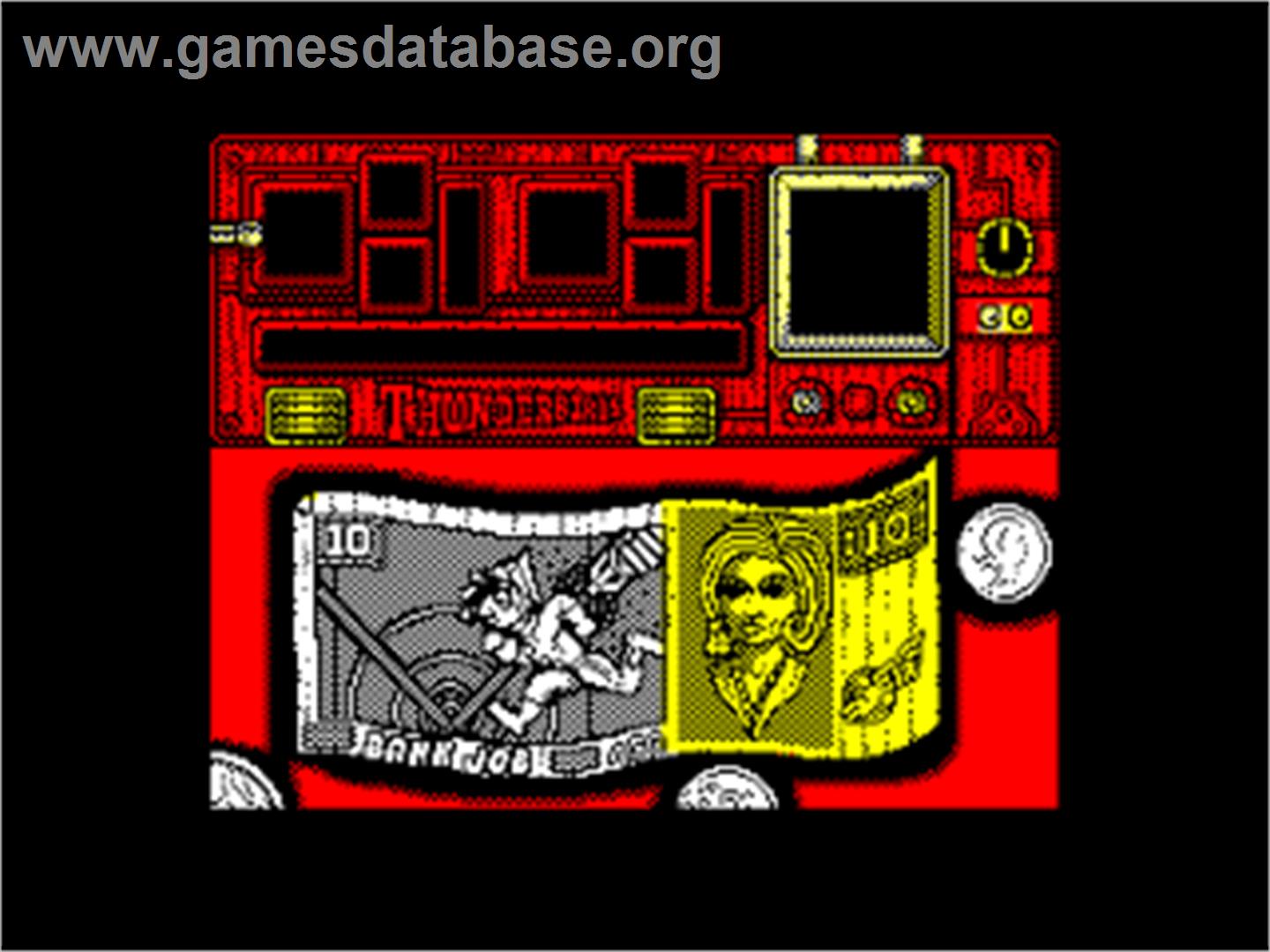 Thunderbirds - Amstrad CPC - Artwork - Title Screen