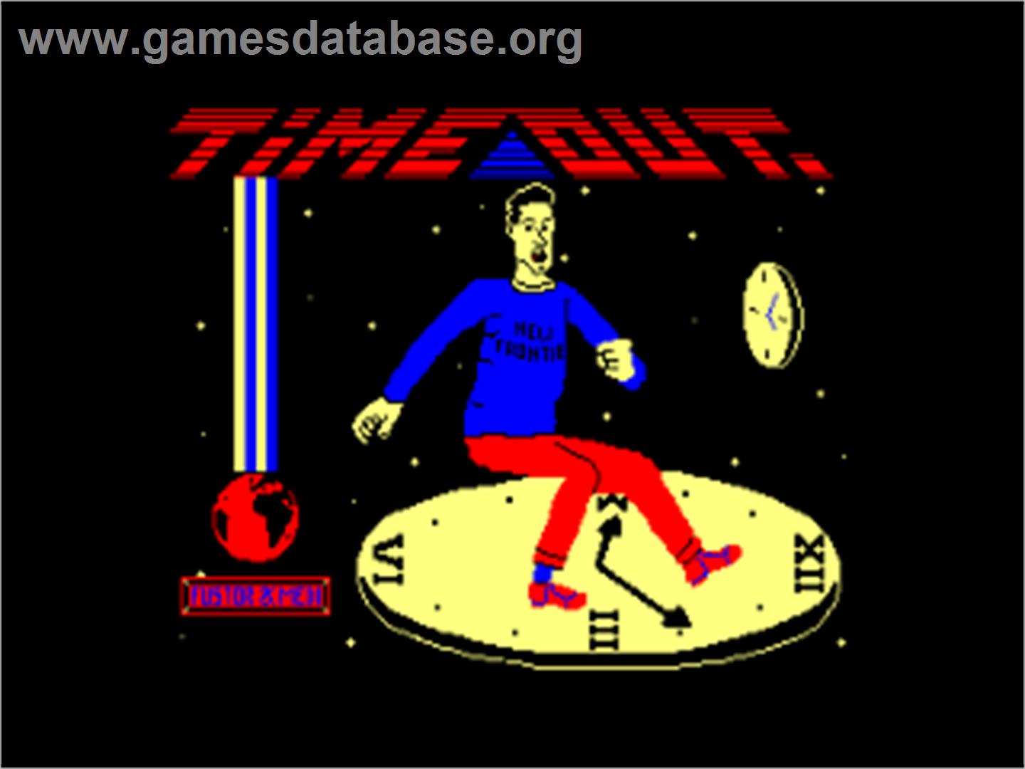 Time Out - Amstrad CPC - Artwork - Title Screen