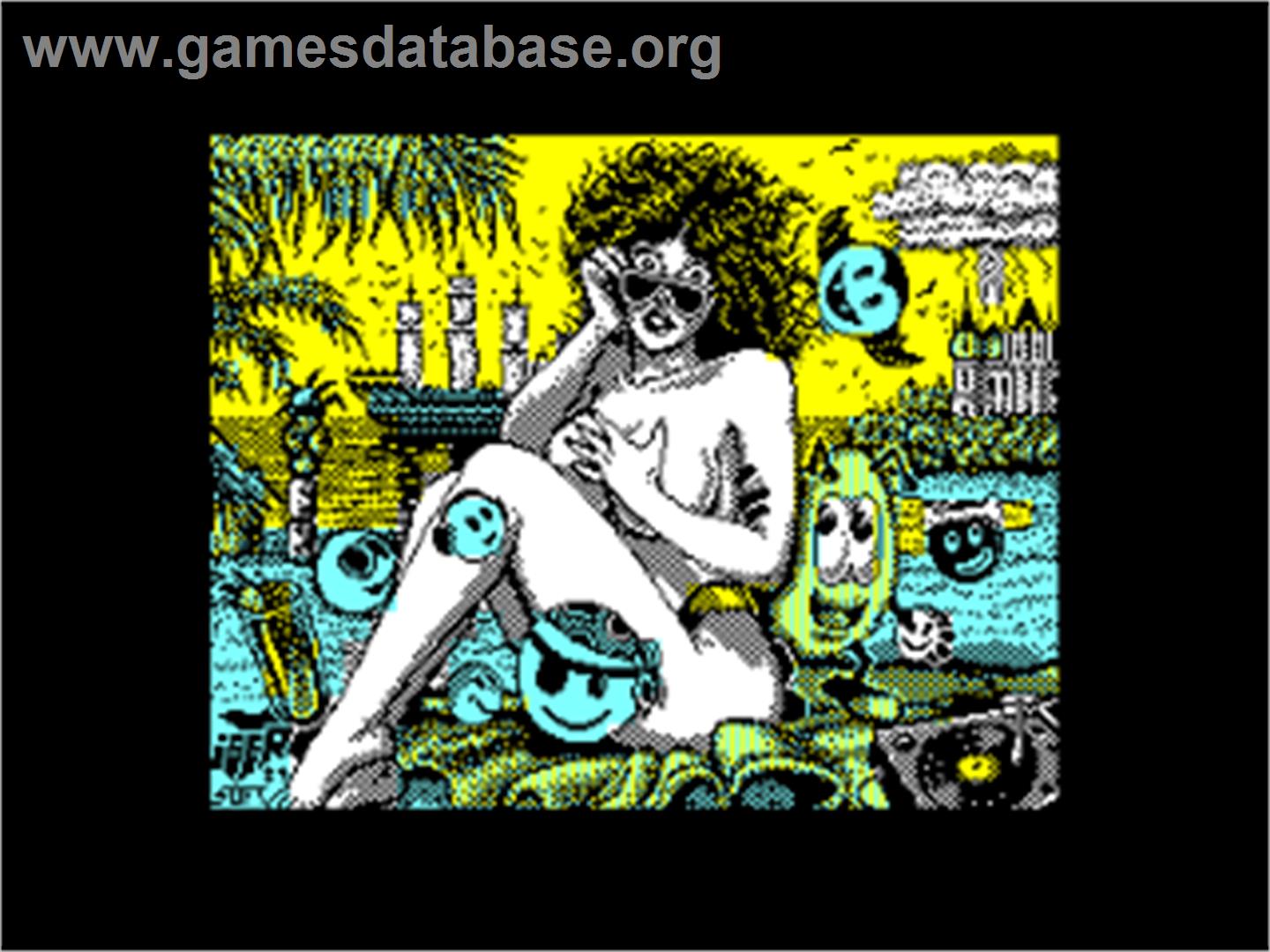 Toi Acid Game - Amstrad CPC - Artwork - Title Screen