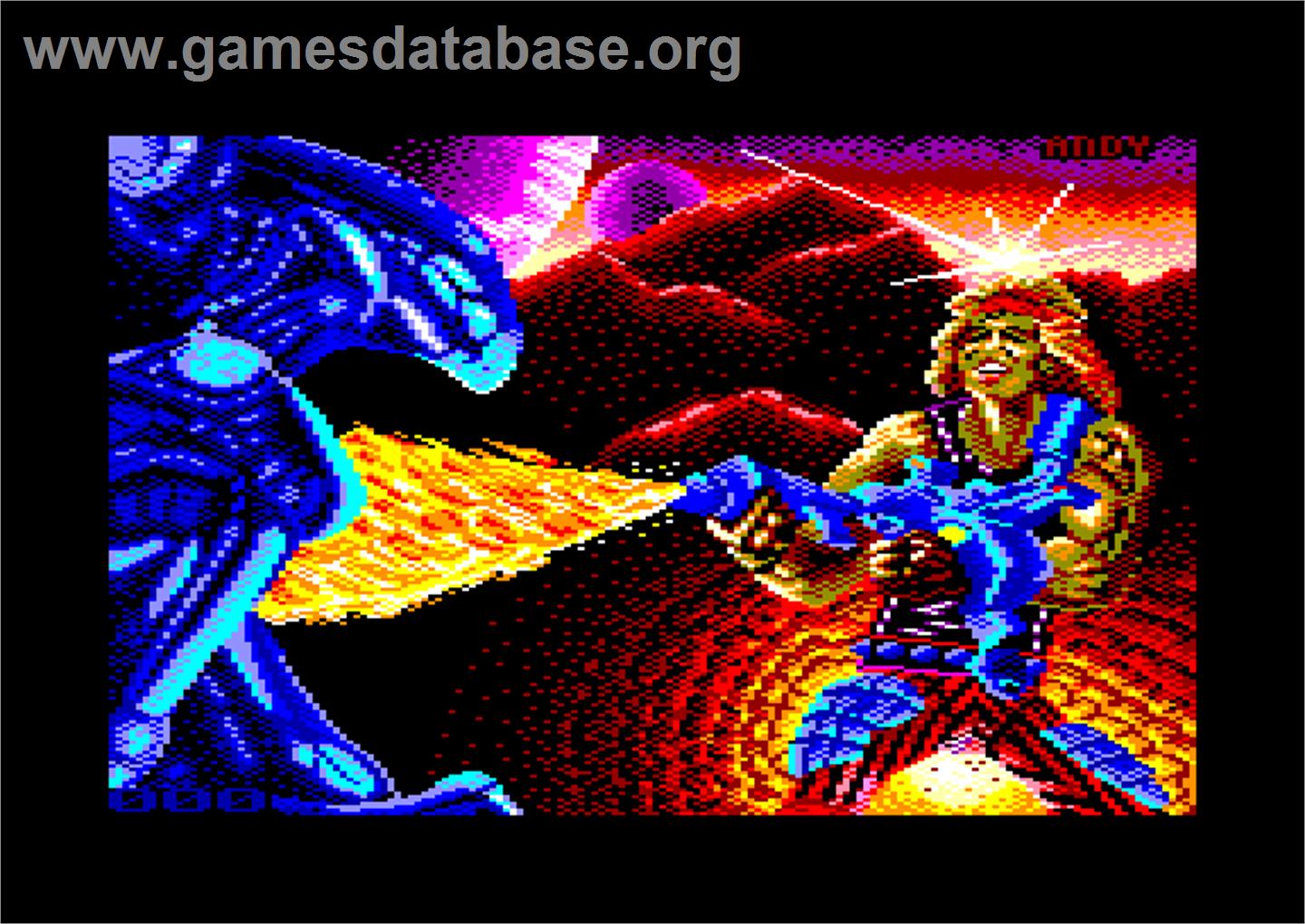 Trantor the Last Stormtrooper - Amstrad CPC - Artwork - Title Screen