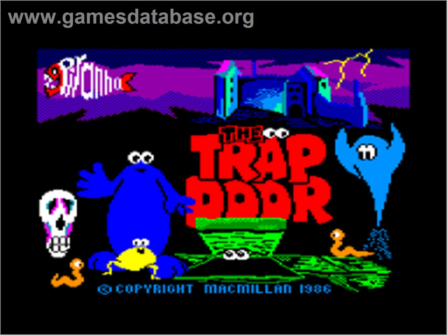 Trap Door - Amstrad CPC - Artwork - Title Screen