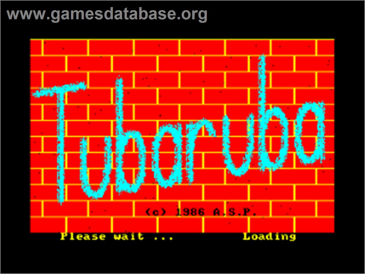 Tubaruba - Amstrad CPC - Artwork - Title Screen
