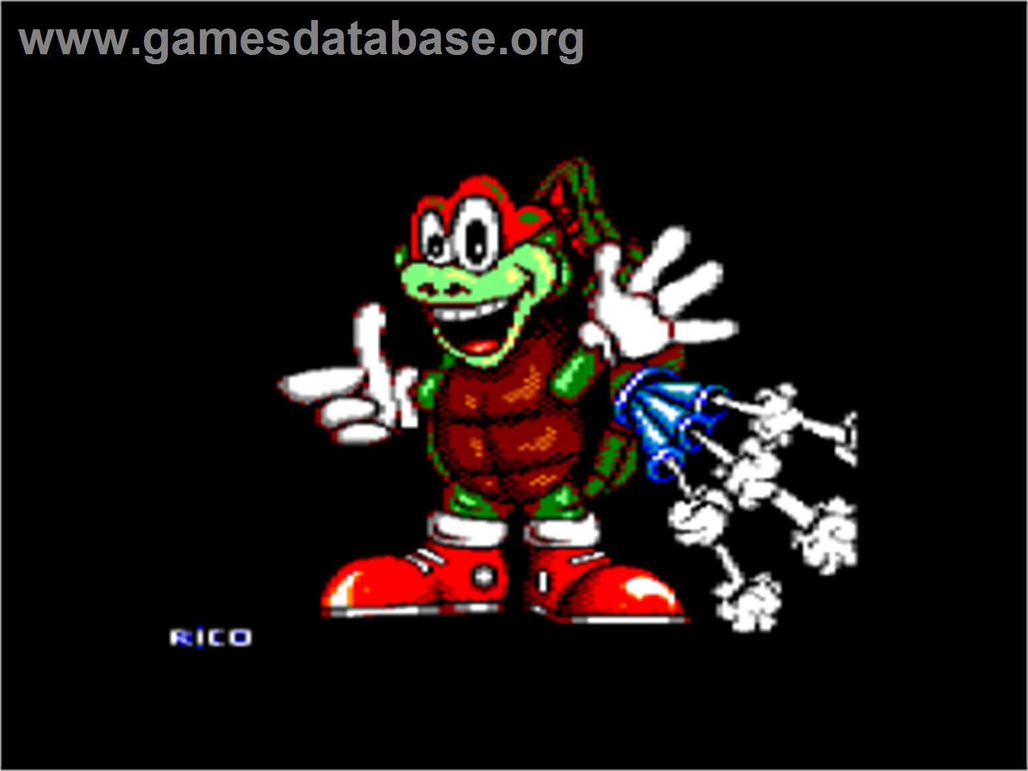 Turbo the Tortoise - Amstrad CPC - Artwork - Title Screen