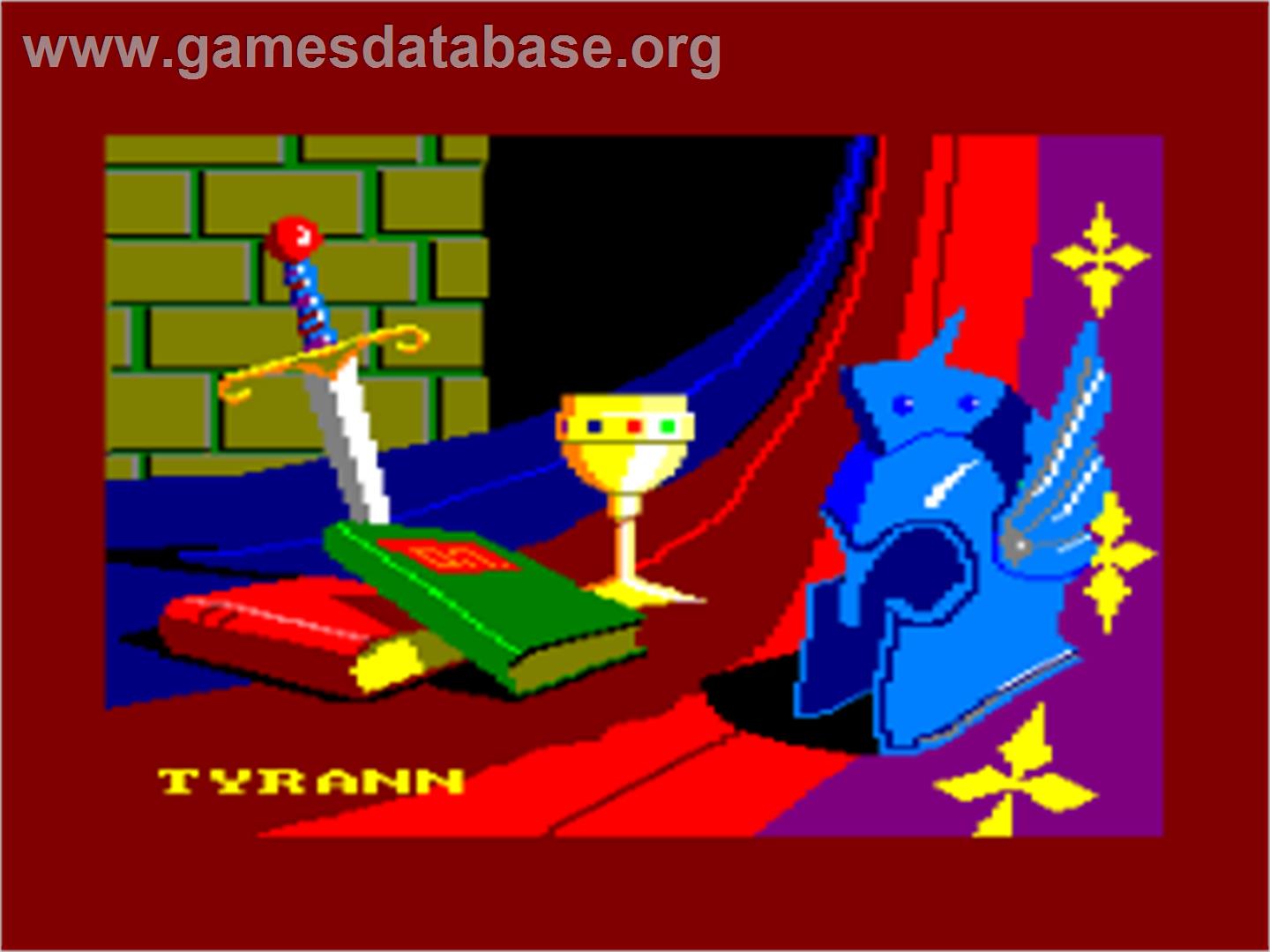 Tyrann - Amstrad CPC - Artwork - Title Screen