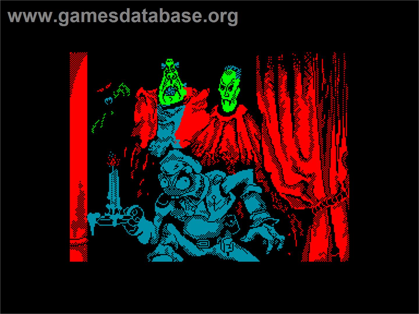 Vampire - Amstrad CPC - Artwork - Title Screen