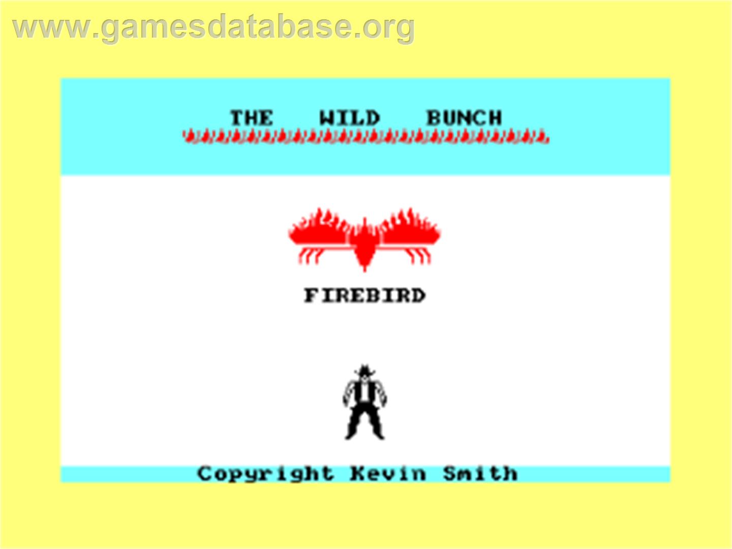 Wild Bunch, The - Amstrad CPC - Artwork - Title Screen