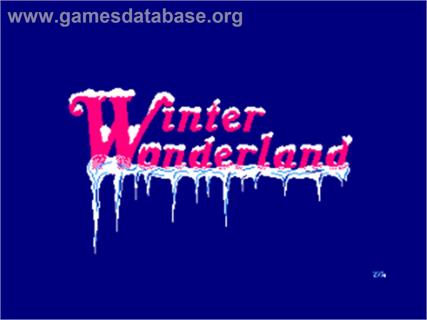 Winter Wonderland - Amstrad CPC - Artwork - Title Screen