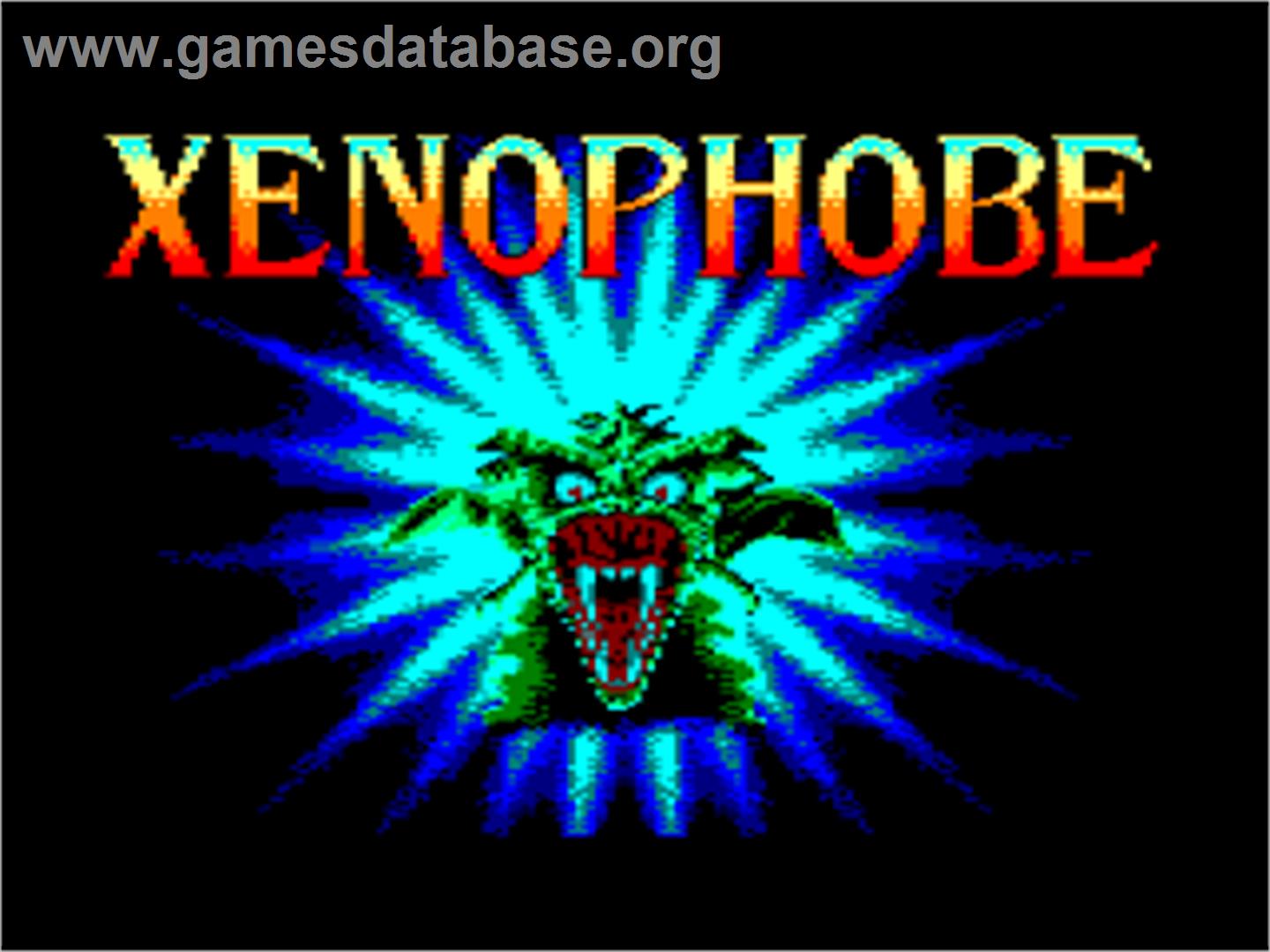 Xenophobe - Amstrad CPC - Artwork - Title Screen