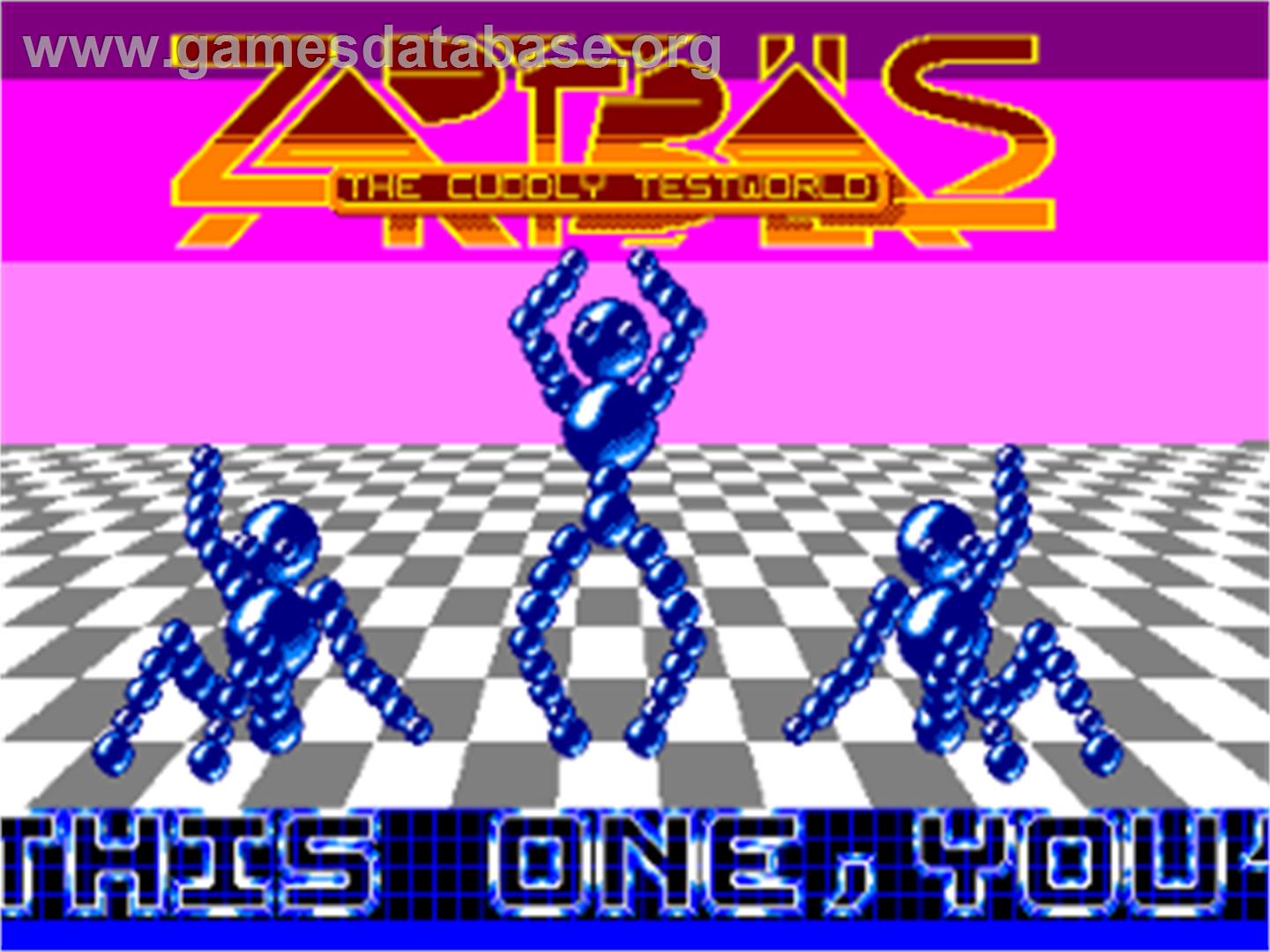 Zap't'Balls: The Advanced Edition - Amstrad CPC - Artwork - Title Screen