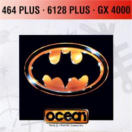 Box cover for Batman The Movie on the Amstrad GX4000.