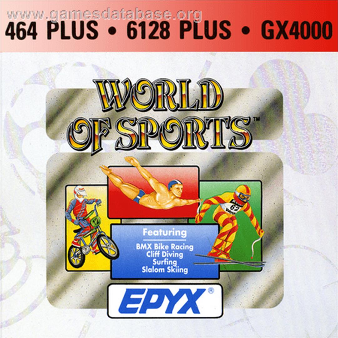 Epyx World Of Sports - Amstrad GX4000 - Artwork - Box