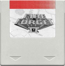 Cartridge artwork for Fire And Forget 2 on the Amstrad GX4000.