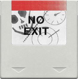 Cartridge artwork for No Exit on the Amstrad GX4000.