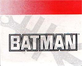 Top of cartridge artwork for Batman The Movie on the Amstrad GX4000.